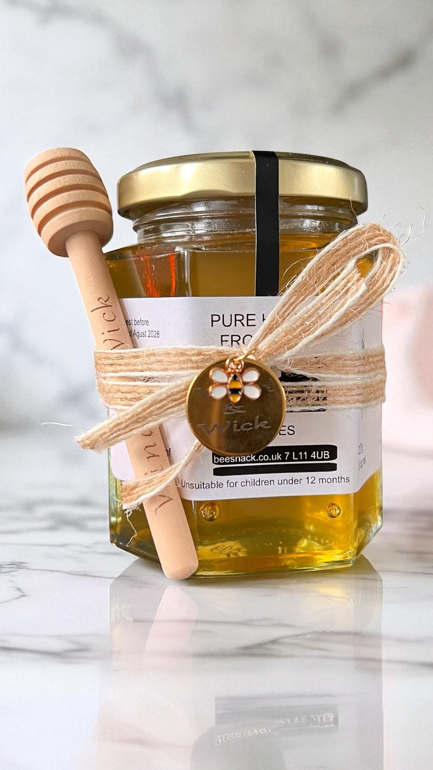 Pure Honey from Liverpool & Honey Dipper