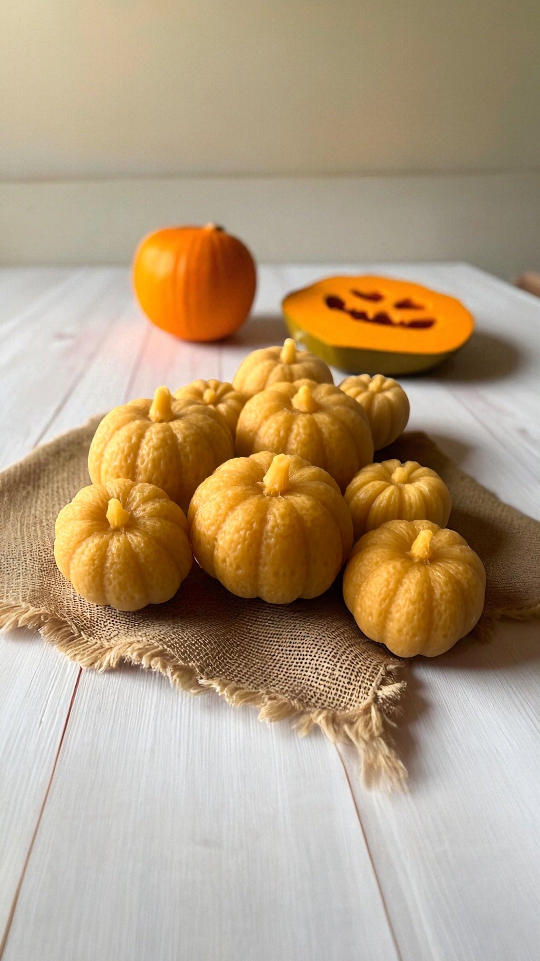 Beeswax Pumpkins - Set of 3