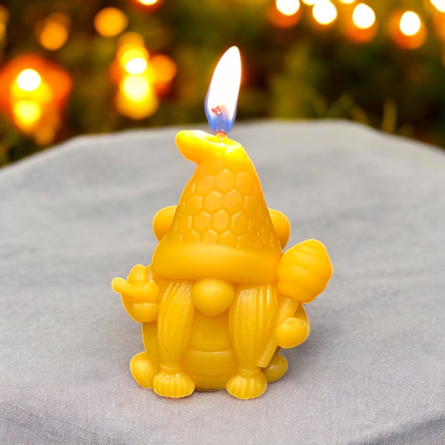 Beeswax Gonk Candle