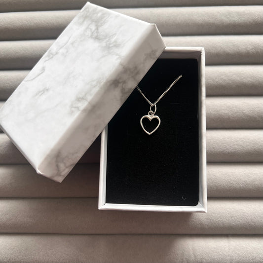 Sterling Silver Necklace - Heart
