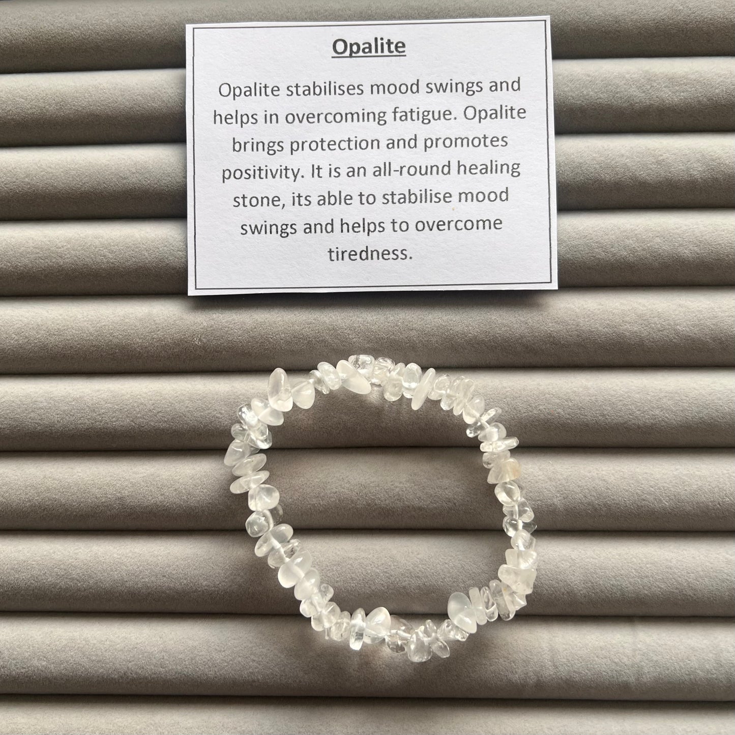 Opalite Chip Bracelet