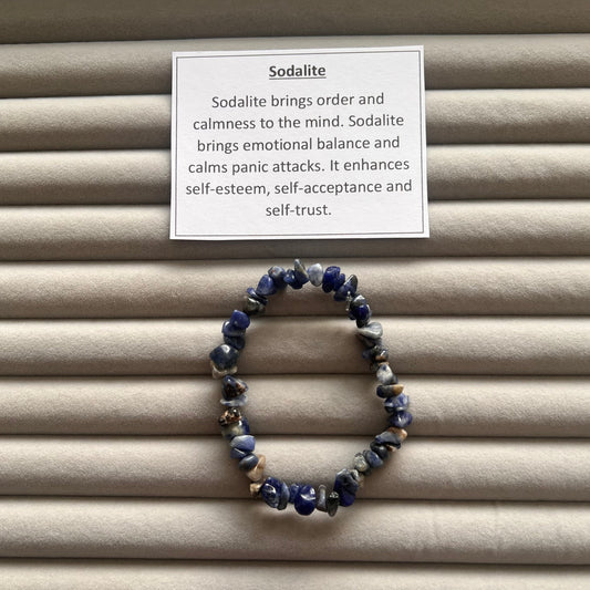 Sodalite Chip Bracelet