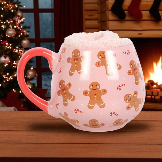 Gingerbread Mug & Socks Set